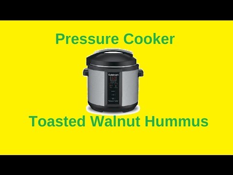 Pressure Cooker Toasted Walnut Hummus with Ninja
