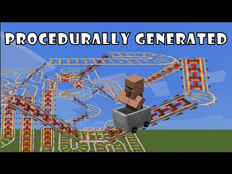 64bitdragon - How big can you make a Minecraft roller coaster?