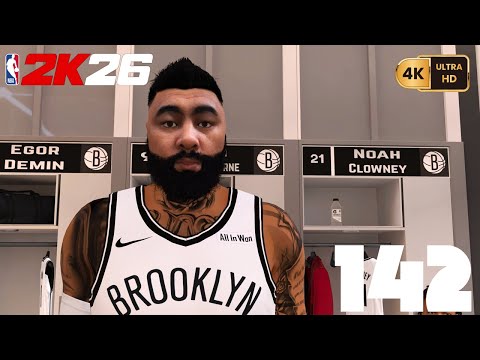 NBA 2K26 =My Career= [PC] (4K) EP142 {2nd Year} {Key Game} {Warriors @ Nets}