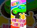 GREEN MONSTERTRUCK Titounis Colors Monstertruck Songsforkids Vehicles