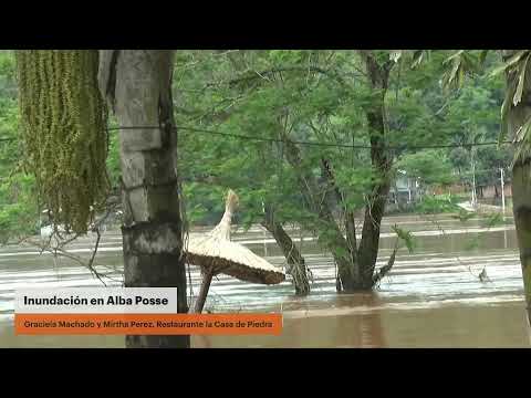 Inundaciones en Alba Posse: comercios afectados