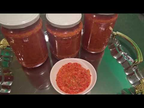 Brz ajvar odličnog ukusa sa plavim patlidžanom / Zimnica bez konzervansa