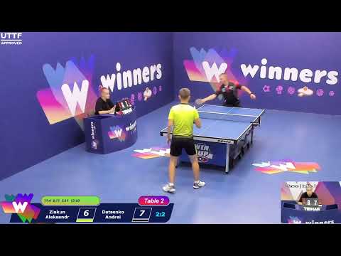 WINners CUP table 2  30.08 Ziakun Aleksandr - Datsenko Andrei  16:00
