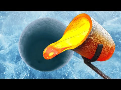 EXPERIMENT : Molten Lava Vs Ice Cube