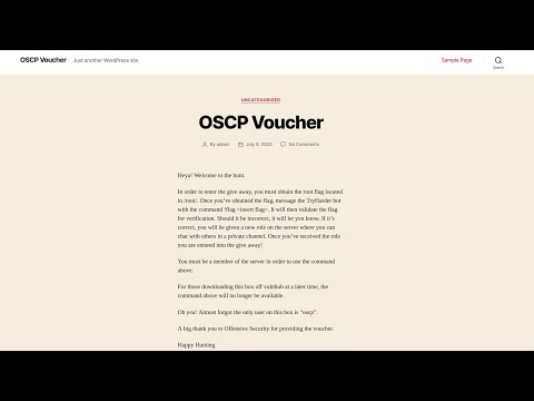 Vulnhub - Infosec Prep: OSCP Walkthrough | CTF