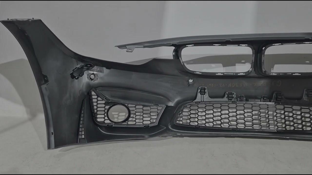 BMW řada 3 F30/F31 2012–2019 Přední nárazník ve stylu F80 M3 (pro mlhovky) Video 1