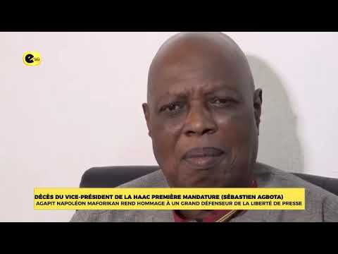 Décès du vice-président de la HAAC première mandature (SEBASTIEN AGBOTA)