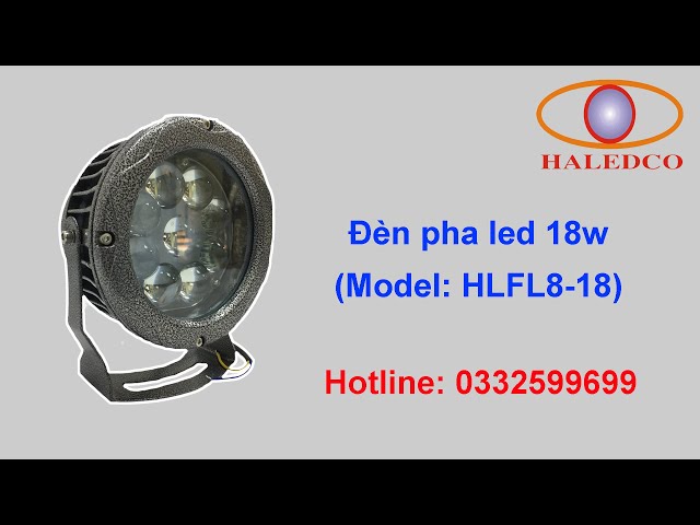 Đèn pha led HLFL8-18 chiếu cột