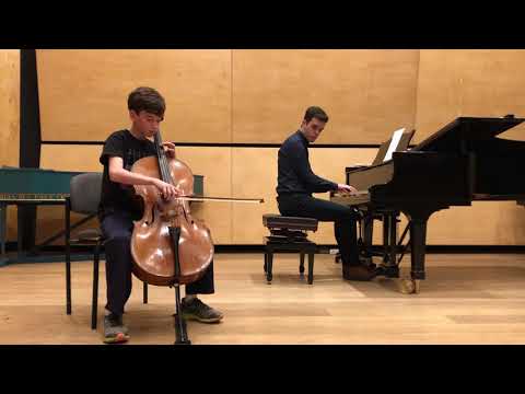 Eyal Kalev Guetzkow playing Tchaikovsky's Nocturne, Op. 19, No. 4 for Cello and Piano