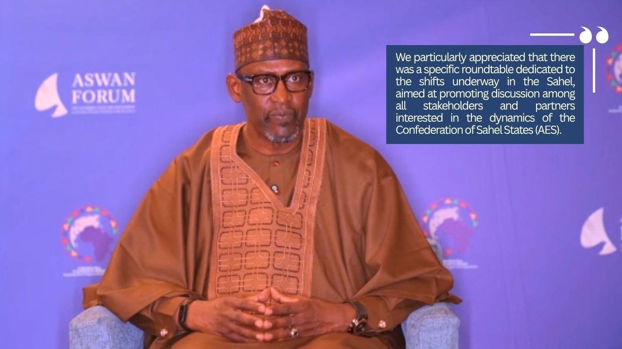 Voices from the Aswan Forum - Abdoulaye Diop, Minister of Foreign Affairs Mali (MAECI Mali)