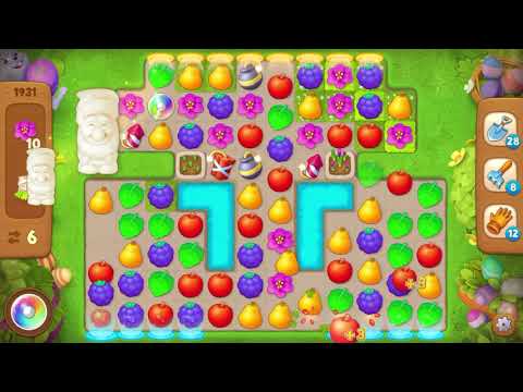 Gardenscapes Level 1931 With No Boosters - Hard Level
