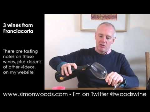 Wine Tasting with Simon Woods: Three wines from Franciacorta