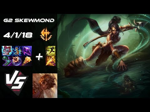 G2 Esports SkewMond JUNGLE Nidalee vs Taliyah - EU Challenger Patch 25.S1.6