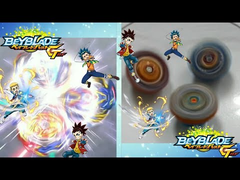 3 MAIN PROTAGONIST BATTLE!!! Slash Valkyrie Vs Union Achilles Vs Imperial Dragon | Beyblade Burst GT