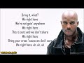 DMX - We Right Here (Lyrics)