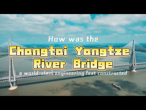 Changtai Yangtze River Bridge, the tallest bridge in the world by structural height, Jiangsu, China