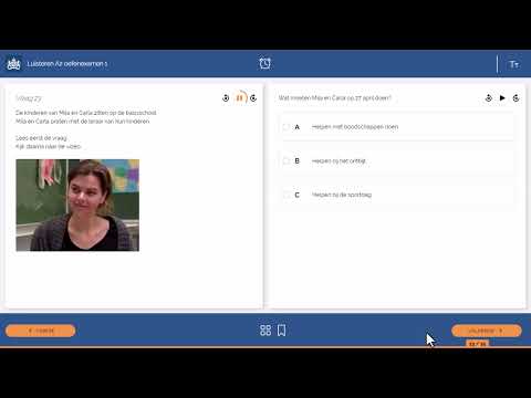 Luisteren examen A2 (nieuw systeem) 4 vragen