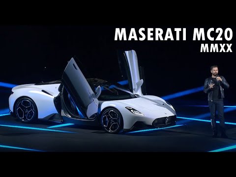 Maserati MC20 Supercar Presentation at MMXX Show