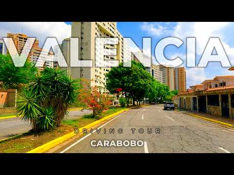 Valencia Exclusiva: Un Driving Tour por sus Zonas Más Verdes y Modernas. | VENEZUELA 🇻🇪 | 4K | 2025.