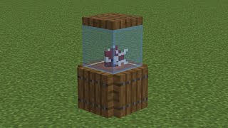 how to make a fish tank in minecraft