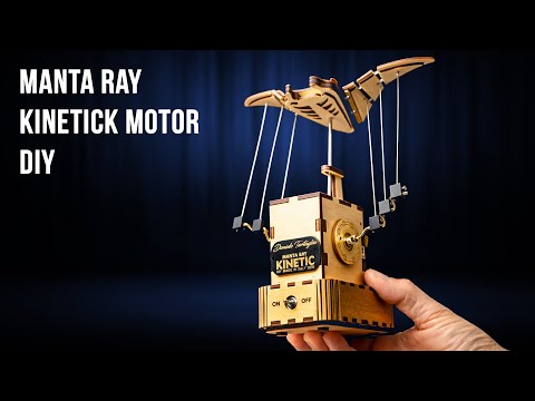 DIY Kinetic Manta Ray – Stunning Moving Mechanism You Can Build!