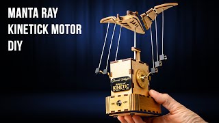 DIY Kinetic Manta Ray – Stunning Moving Mechanism You Can Build!
