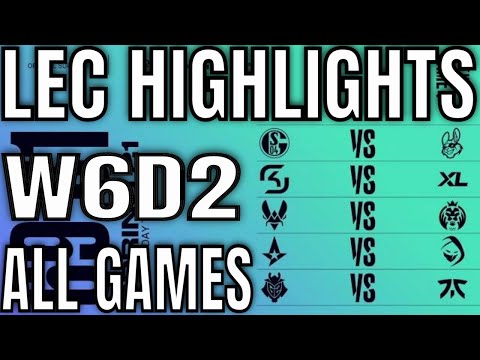 LEC Highlights ALL GAMES W6D2