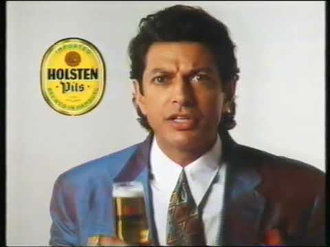 Holsten Pils advert with Jeff Goldblum - 3rd April 1994 UK television commercial