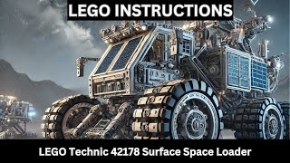 LEGO INSTRUCTIONS: Build the 42178 Surface Space Loader! 🚜✨ (Step-by-Step Flip Through)