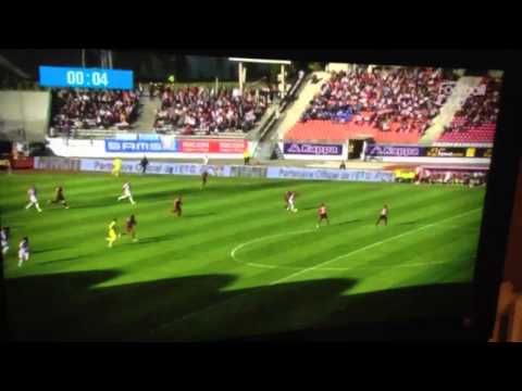 But de Khlifa de plus de 60 m ! Evian-Nice