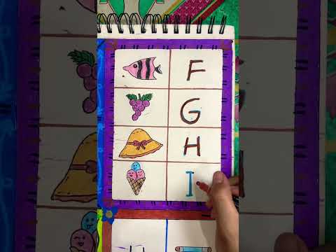 F G H I 💡 easy to memorize the alphabet #shorts #learning