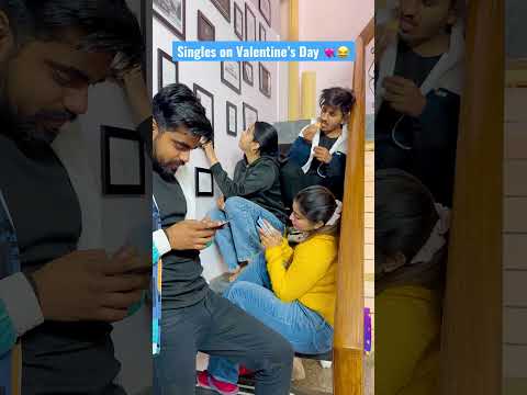 Singles Valentine’s Day Special 💘 😂 #valentinesday #valentine #dushyantkukreja #shorts