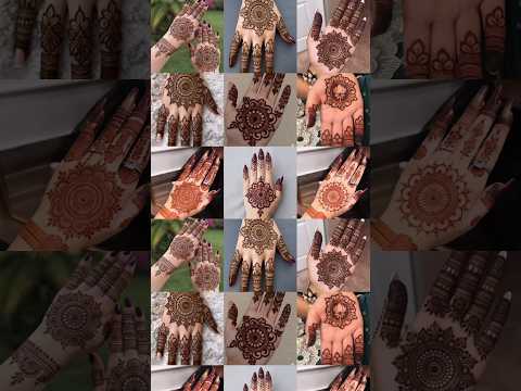 Top 10 beautiful gol tikki mehndi designs | back hand mehndi design|front hand mehndi design#mehndi