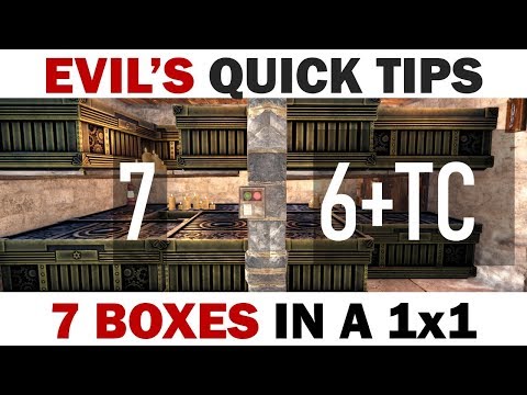 7 Boxes in a 1x1 | Hyper-Efficient Loot Room Designs -- Evil's Quick Tips 02