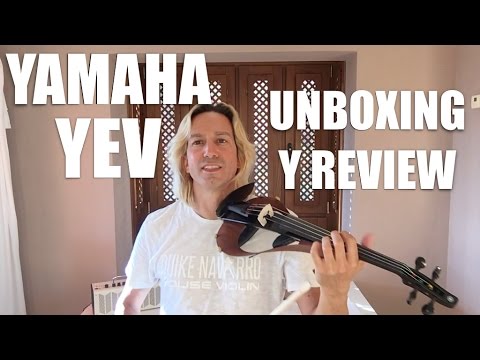 Unboxing y review. Nuevo YEV104 BL de Yamaha (violín eléctrico)