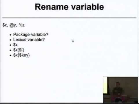 Gabor Szabo   Refactoring Perl code