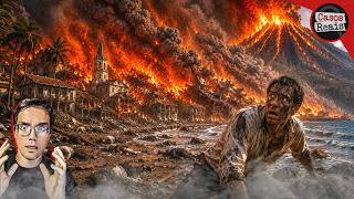 O VULCÃO QUE DESTRUIU UMA CIDADE INTEIRA EM 3 MINUTOS E DEIXOU APENAS UM SOBREVIVENTE