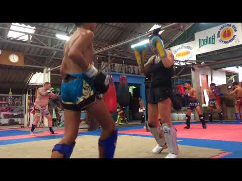 sparring with thai boys