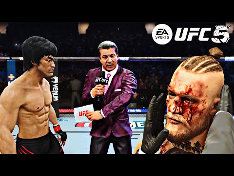 BRUCE LEE VS CONOR MCGREGOR *CRAZIEST*😱🔥🤯🥶 (EA SPORTS UFC 5) (4K HDR) MR. JOJO | BRUCE LEE FIGHT