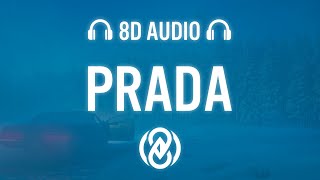 Cassö x Raye x D Block Europe - Prada (David Guetta & Hypaton Remix) (Lyrics) | 8D Audio 🎧
