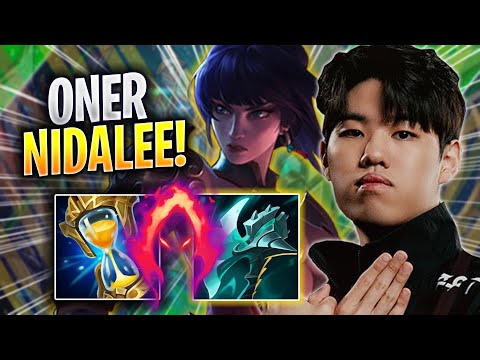 ONER CHILLING WITH NIDALEE! - T1 Oner Plays Nidalee JUNGLE vs Kha'zix! | Season 2023