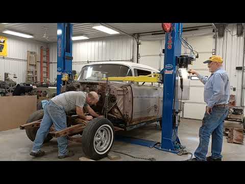 1957 Chevy gets a new floor pan