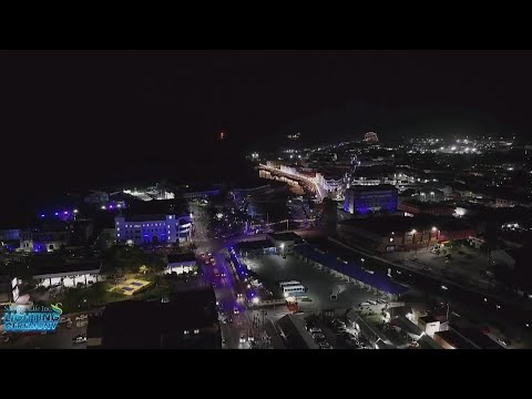 Barbados alight with Independence colours