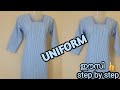 Uniform Churidar Cutting And Stitching In Malayalam Uniform Kurti Cutting And Stitching Malayalam