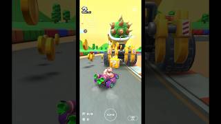 巨大クッパにコインを恵んでから抜いたw #マリオカートツアー #マリオカート