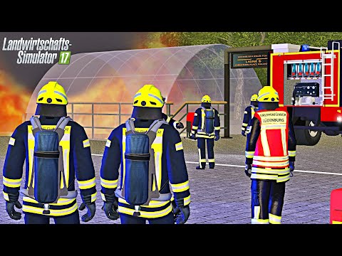 Bahnhof geräumt: Feuer in der U-Bahn - Berufsfeuerwehr im Großeinsatz | LS17