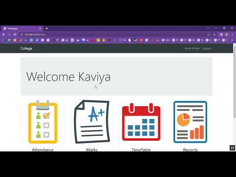 Student Attendance Management System in Django Python