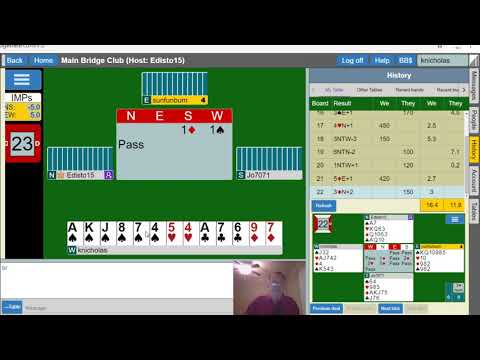 Learning Bridge: 10 hands played with commentary