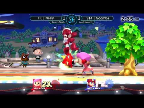 Goomba vs HE | Neely LF PART 2 @ Smash Haven #15 (Nov. 5. 2015)