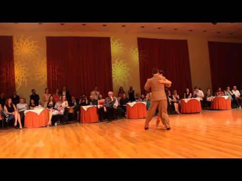  Eugene Kuchma  and  Elena Sergienko  are  dancing  at  Kiev International Tango Festival  in  2015
